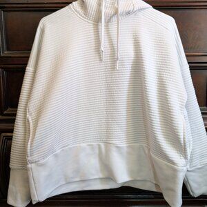 White, Dri-fit Nike Hoodie,